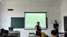 材料与机械工程学院党总支书记陈少波为本科学生进行就业指导